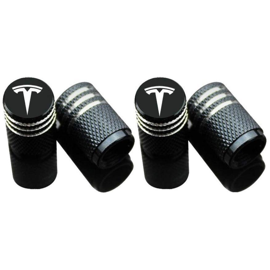 EVOOOR Valve Stem Caps For Tesla Model S/X/3/Y Tire Valve Caps Dust Caps Leak Proof (4 Pcs) (2012 2023)