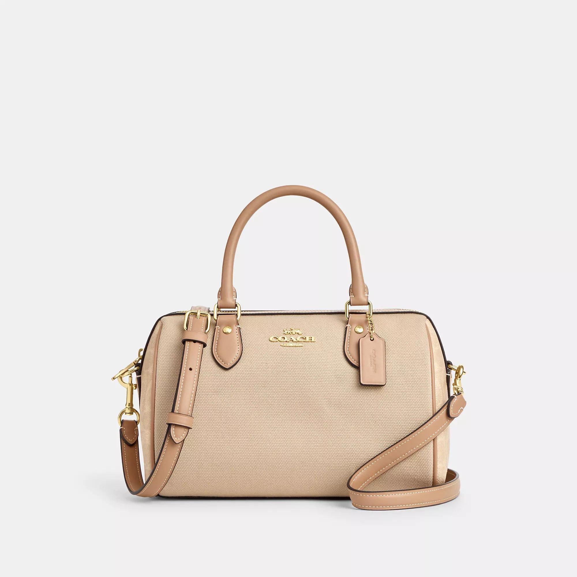 2037 Coach Outlet Rowan Satchel Bag In Colorblock