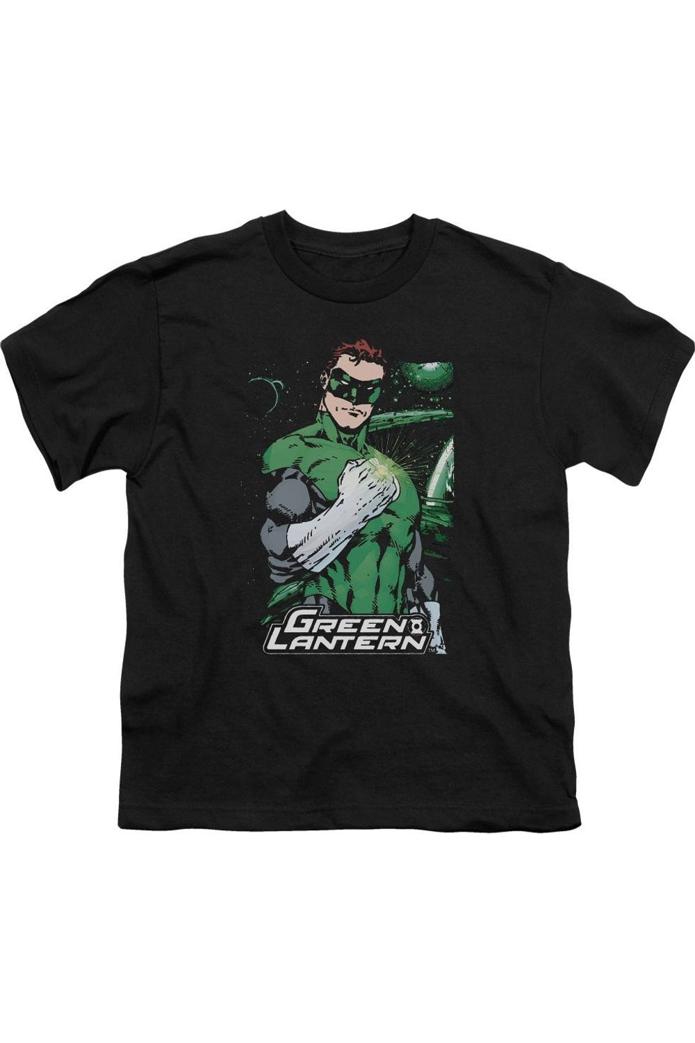 2712 Justice League of America Fist Flare Short Sleeve Youth Tee   T Shirt