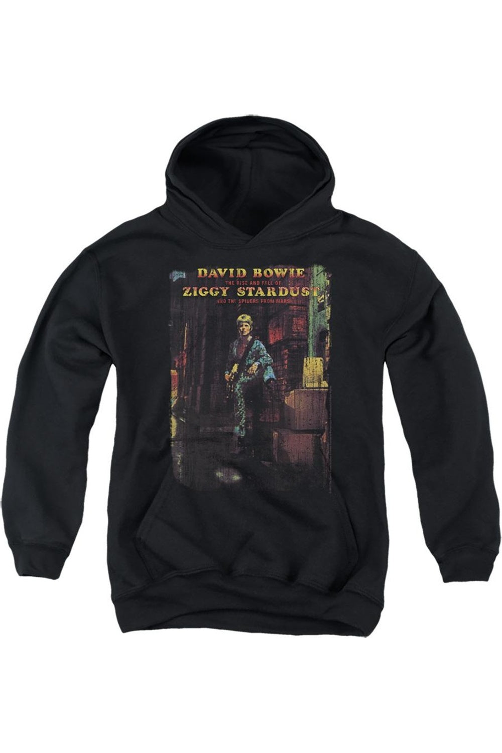 2712 David Bowie Ziggy Stardust Album Youth Pull Over Hoodie