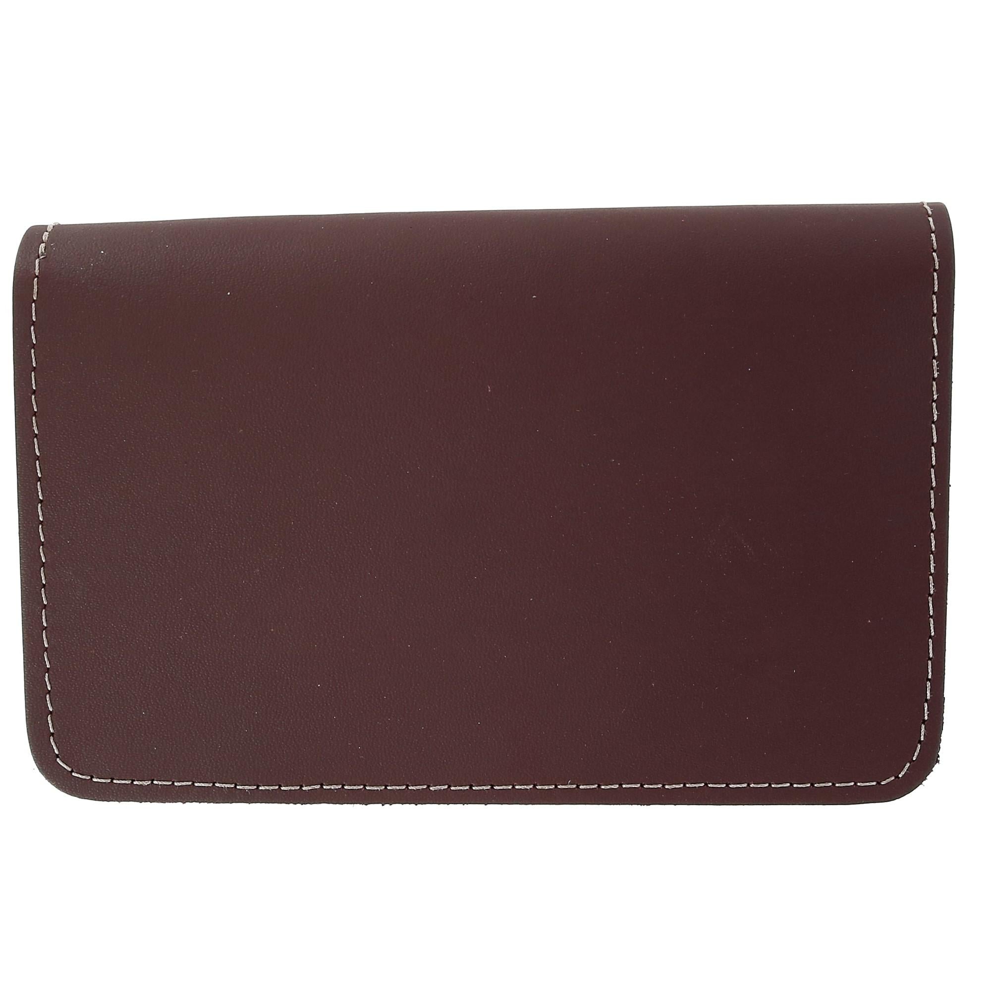 2866 Leather Top Stub Checkbook Cover Wallet