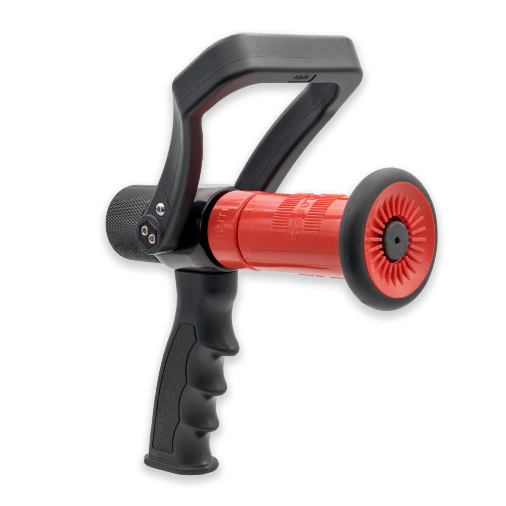FIREHOSENOZZLES 3/4" GHT Pistol Grip Nozzle 8 GPM Plastic Red
