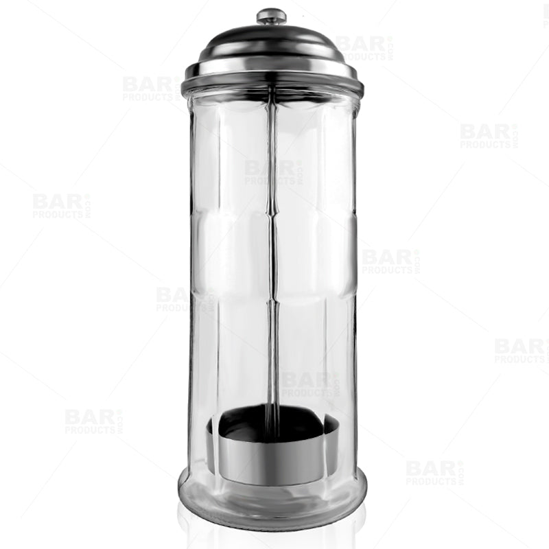 BARPRODUCTS BarConic® Glass Straw Dispenser   Vintage Style