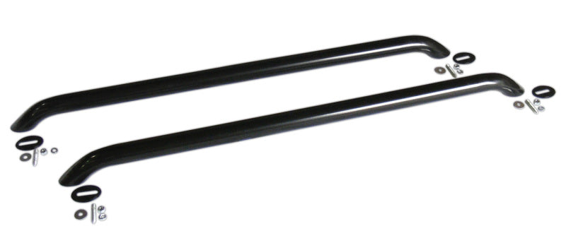 Go Rhino Bed Rails   36in Long   w/o Base Plates   Black