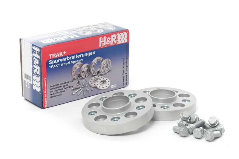 H&R Trak+ 25mm DRA Wheel Adaptor Bolt 5/112 Center Bore 66.5 Bolt Thread 14x1.5   Black