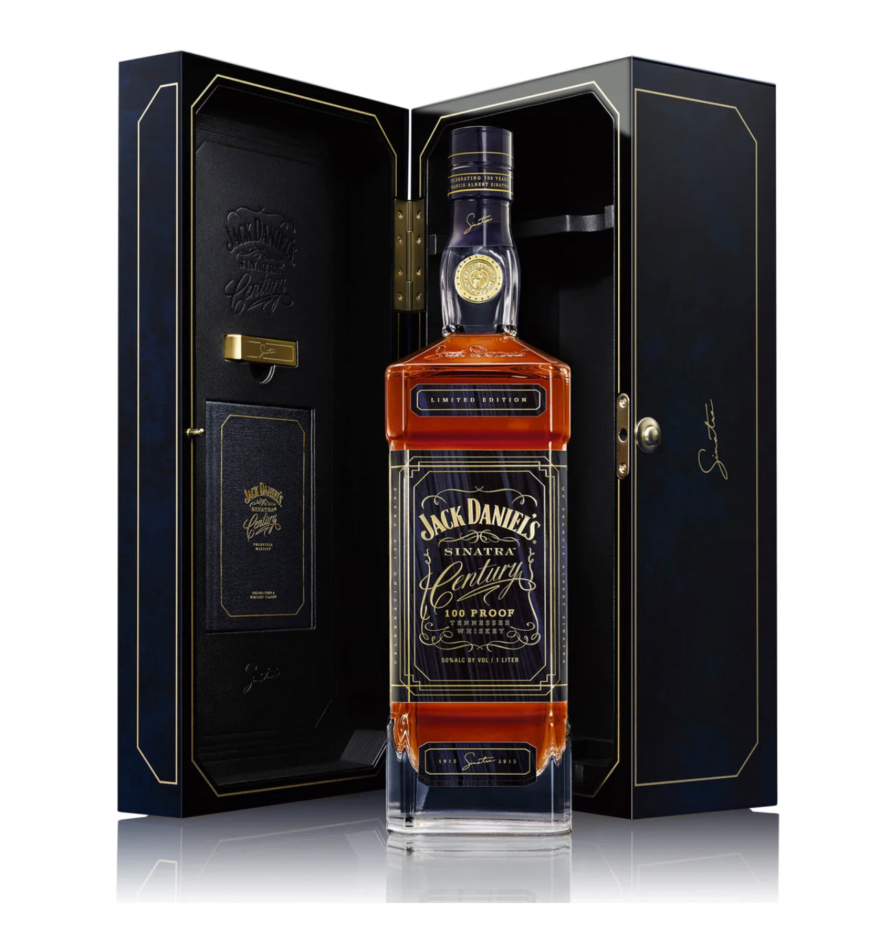 JACK DANIEL'S Jack Daniel’s Sinatra Century Tennessee Whiskey 1 Liter