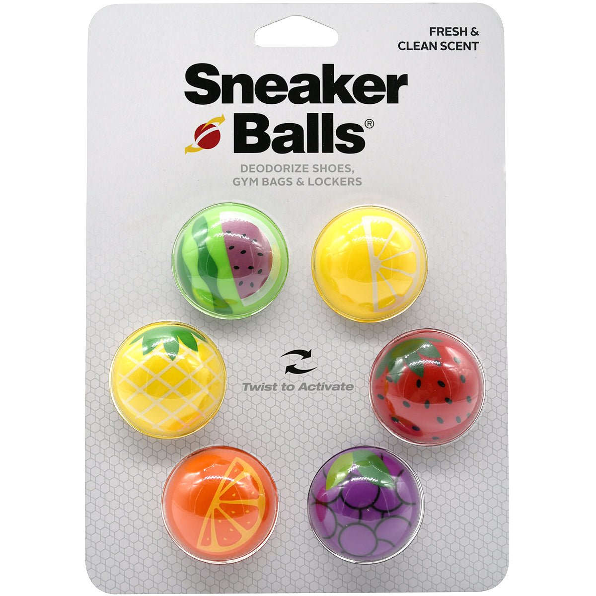 Sneaker Balls 6 Pack Fruit Shoe Freshener