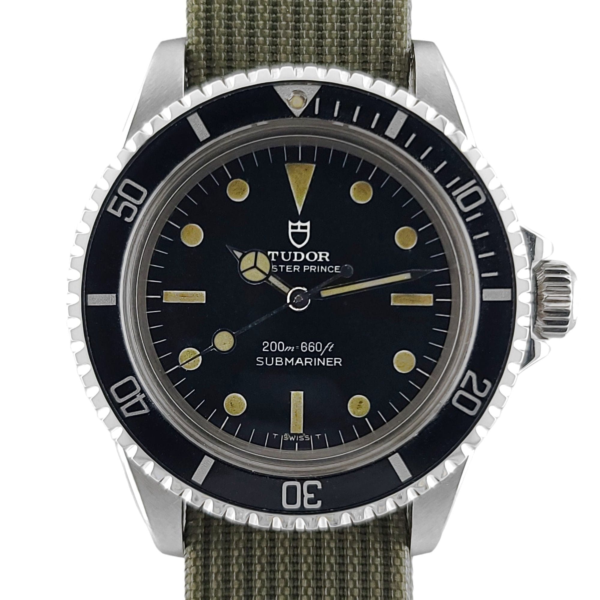 WARREN'S WATCHES Tudor Submariner Meter First 7016 0 Oyster Prince 1970 Military Style