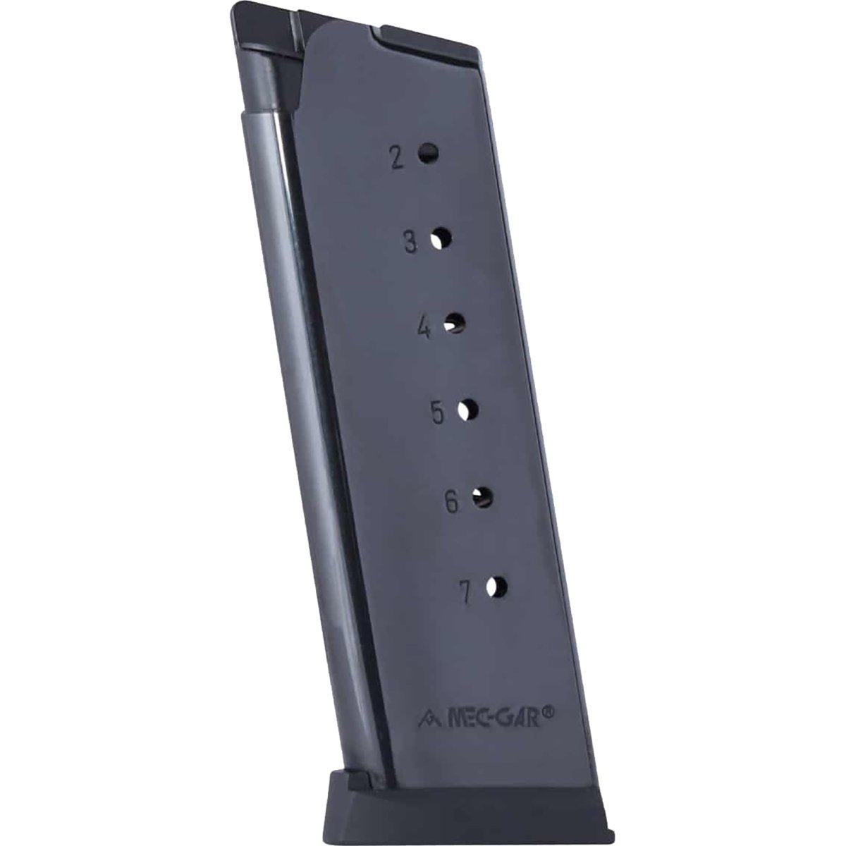 Mec Gar 7 Round Magazine for 1911 Officer/Compact .45 ACP MGCO4507BPF Blued