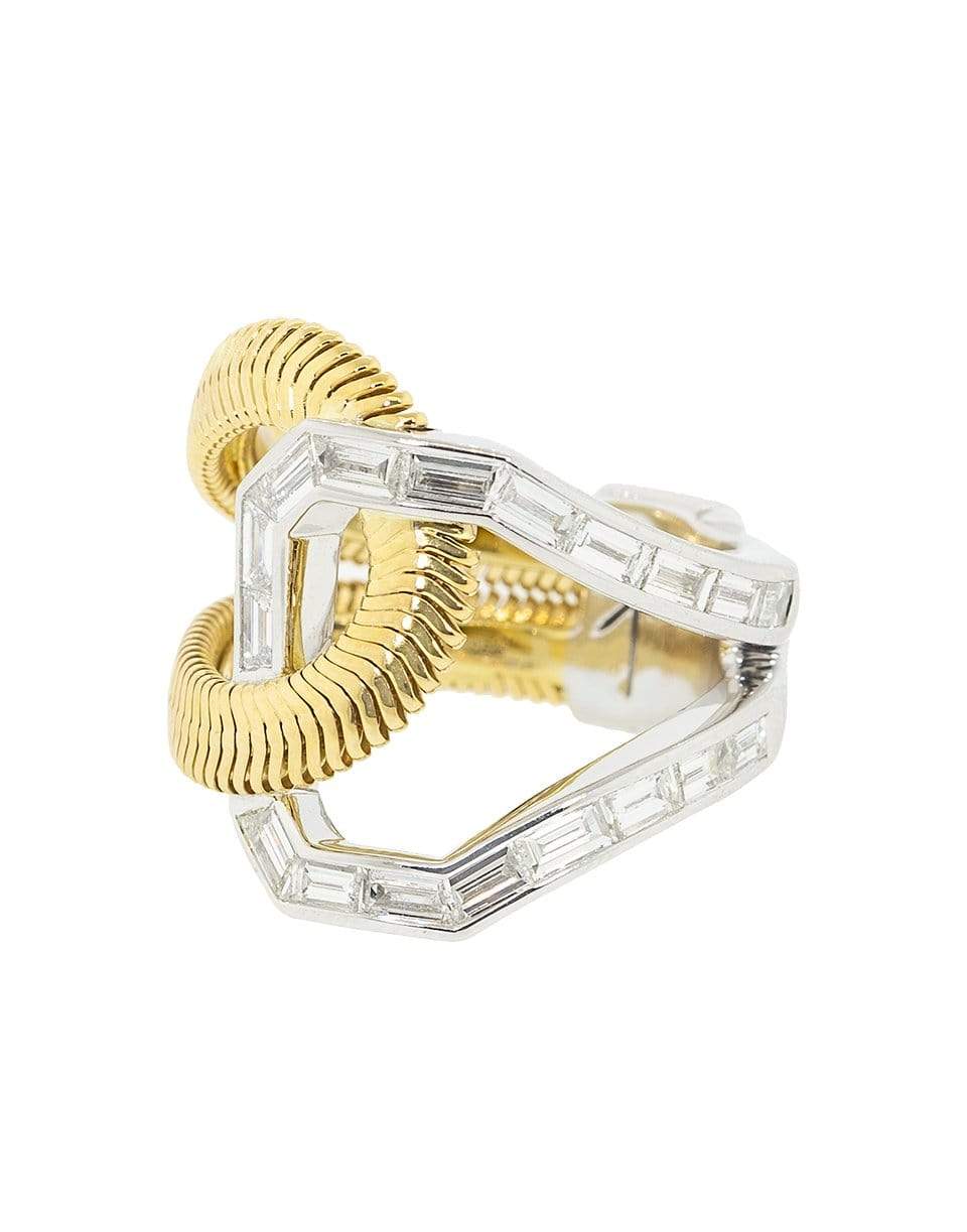 NIKOS KOULIS Double Diamond Loop Ring