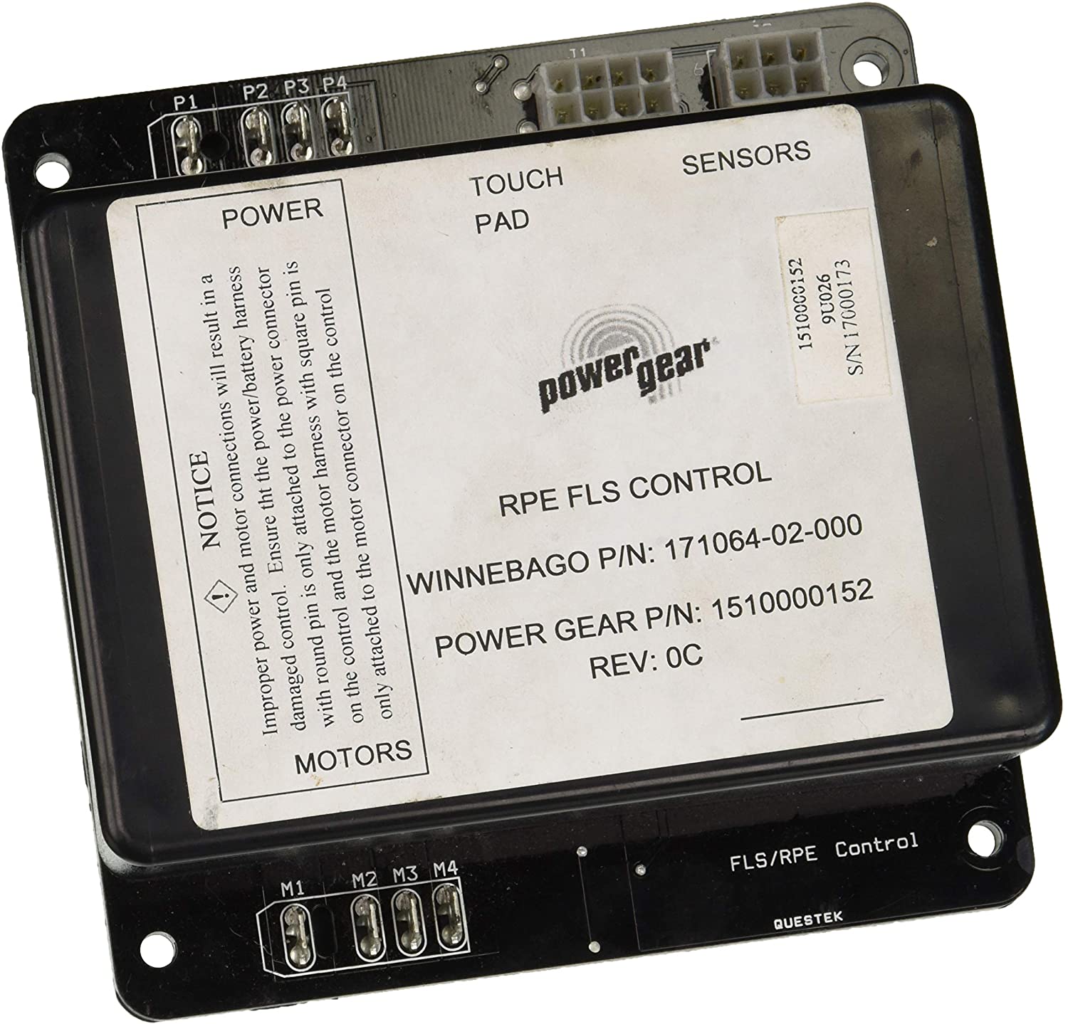 YOUNG FARTS RV PARTS Power Gear Slide Out Controller 1510000152