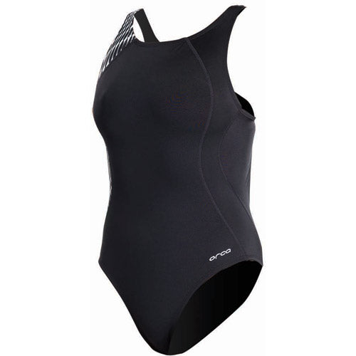 Orca Swim CL R One Piece  Badeanzug  Damen  Black White Stripes