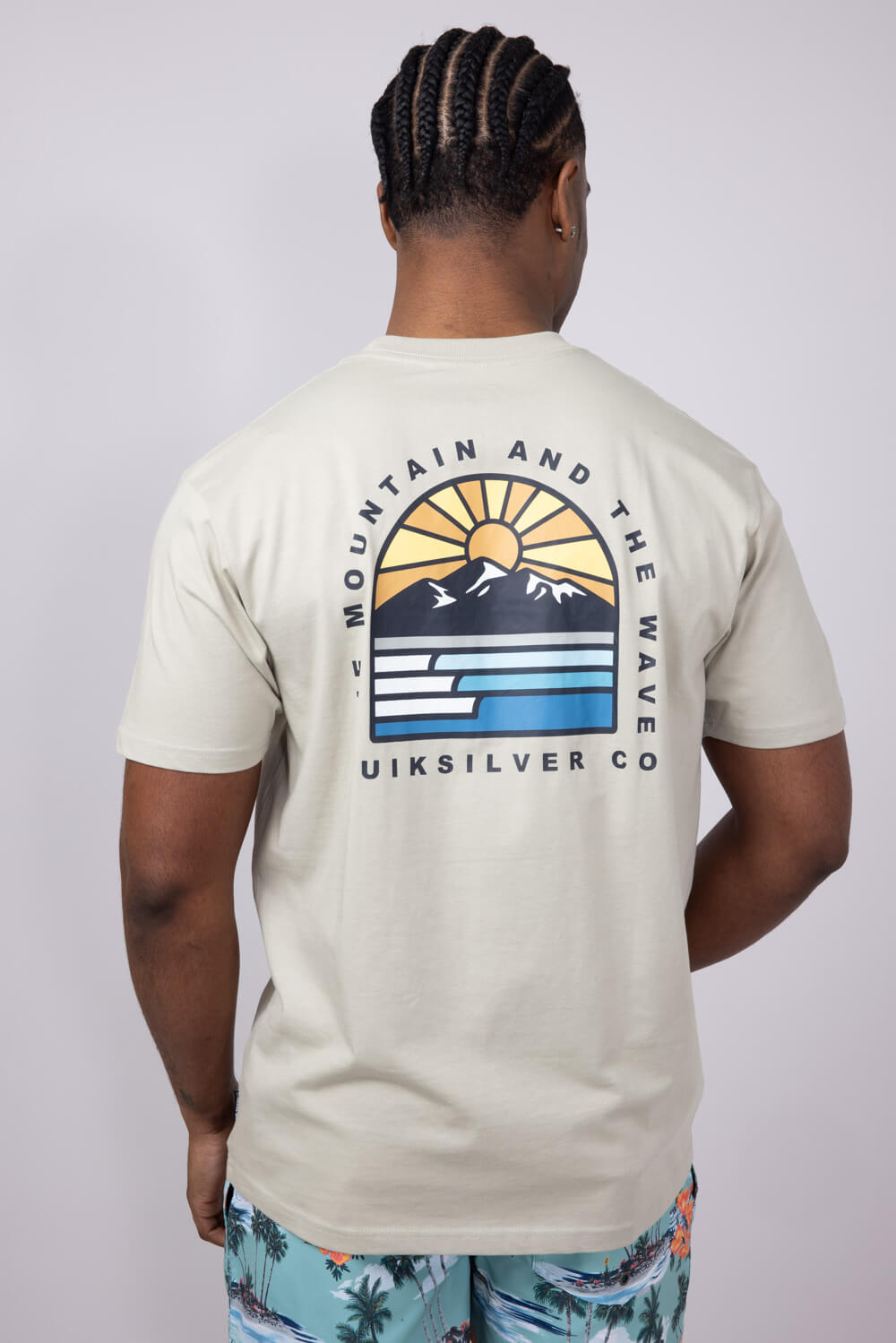 QUIKSILVER 05 BNG Quiksilver Multi Terrain T Shirt for Men in Beige   QSM15ST107 PAA