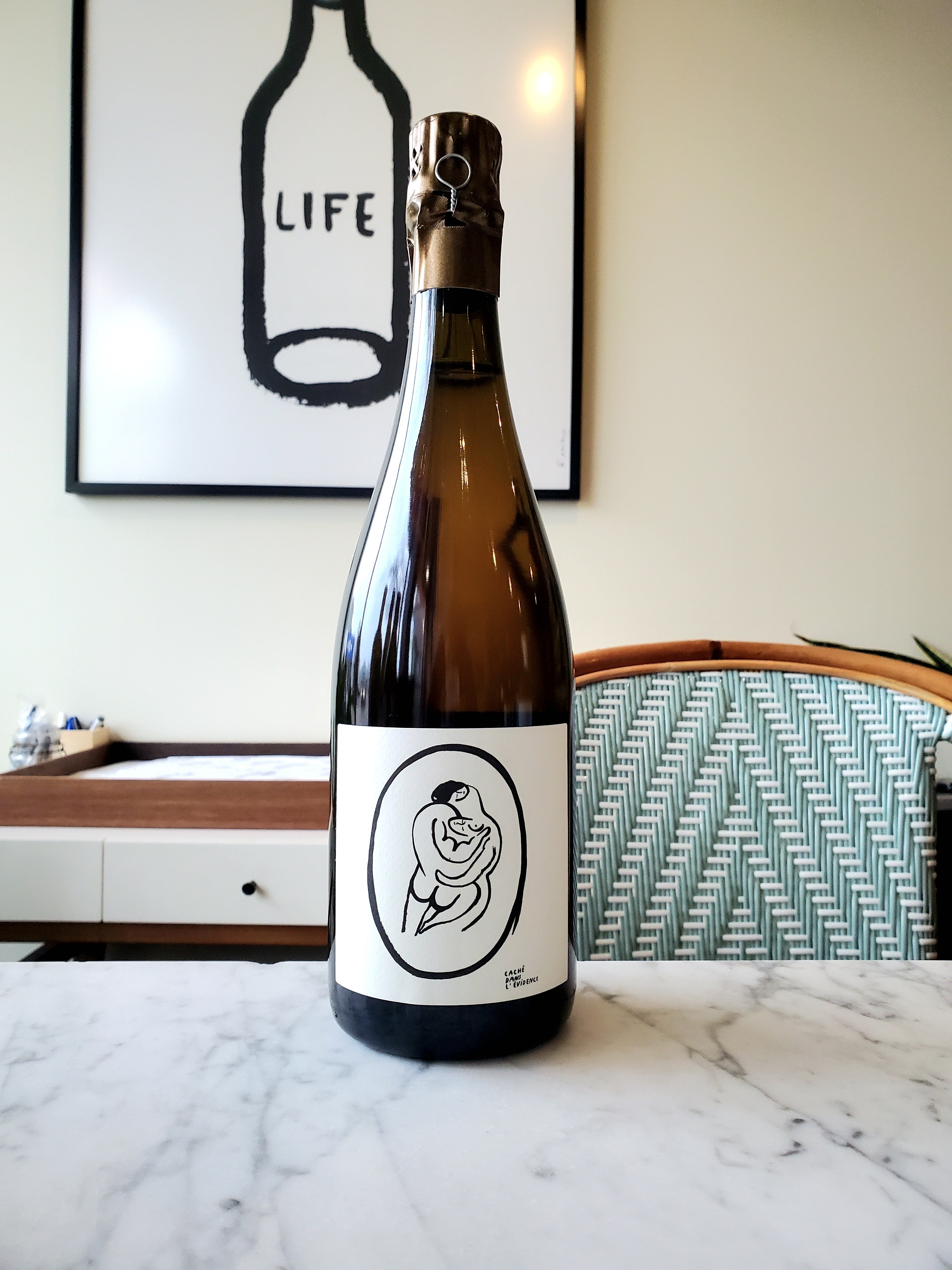 Charles Dufour 'Bulles de Comptoir #12' Extra Brut, Champagne, France NV (disg. Jan '24)
