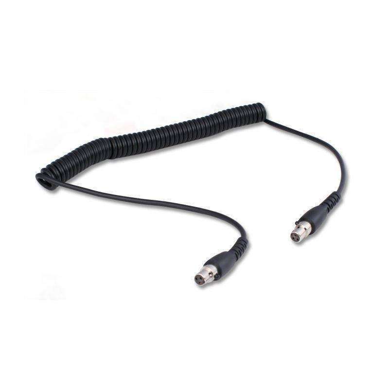 Rugged Radios 3 Pin to 3 Pin TA3FL Coil Cord for H80 Dual Talk Headsets CC 3P MT