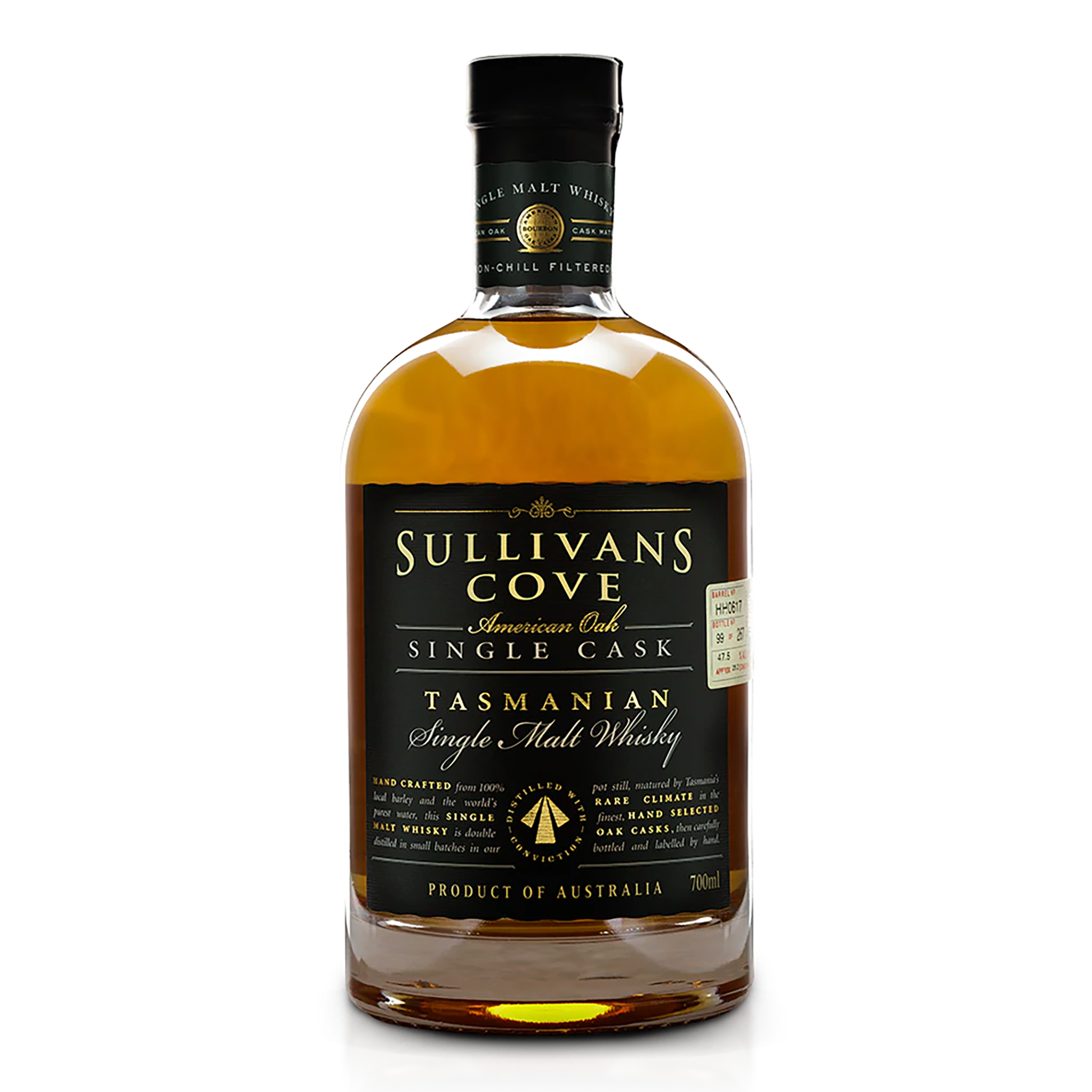 Sullivans Cove American Oak Single Cask Single Malt Whisky 700ml  (TD0334)