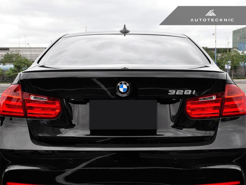 AutoTecknic Carbon Fiber Trunk Lip Spoiler   BMW F30 3 Series Sedan F80 M3