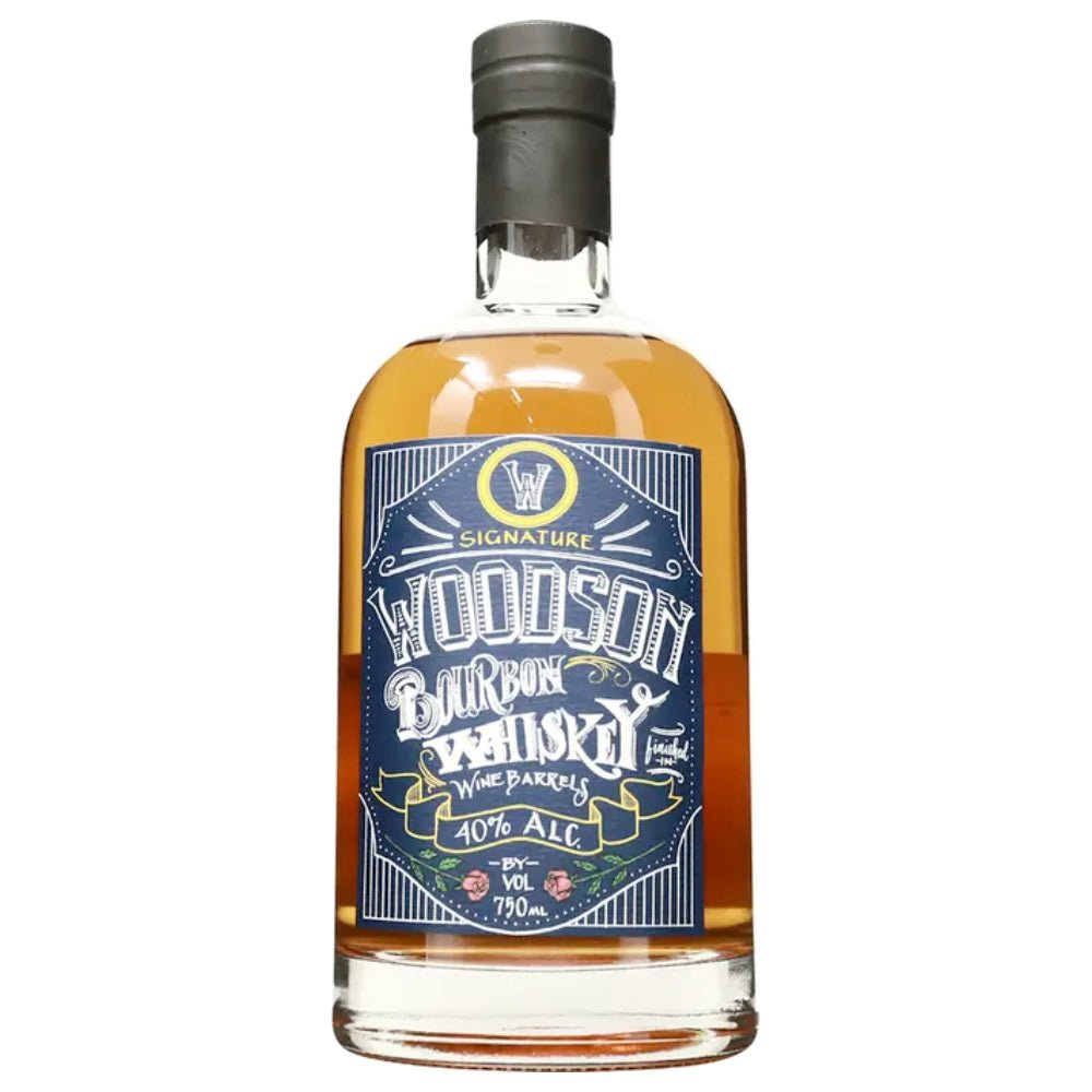 WOODSON WHISKEY Woodson Signature Bourbon Finished in Wine Barrels by Charles Woodson