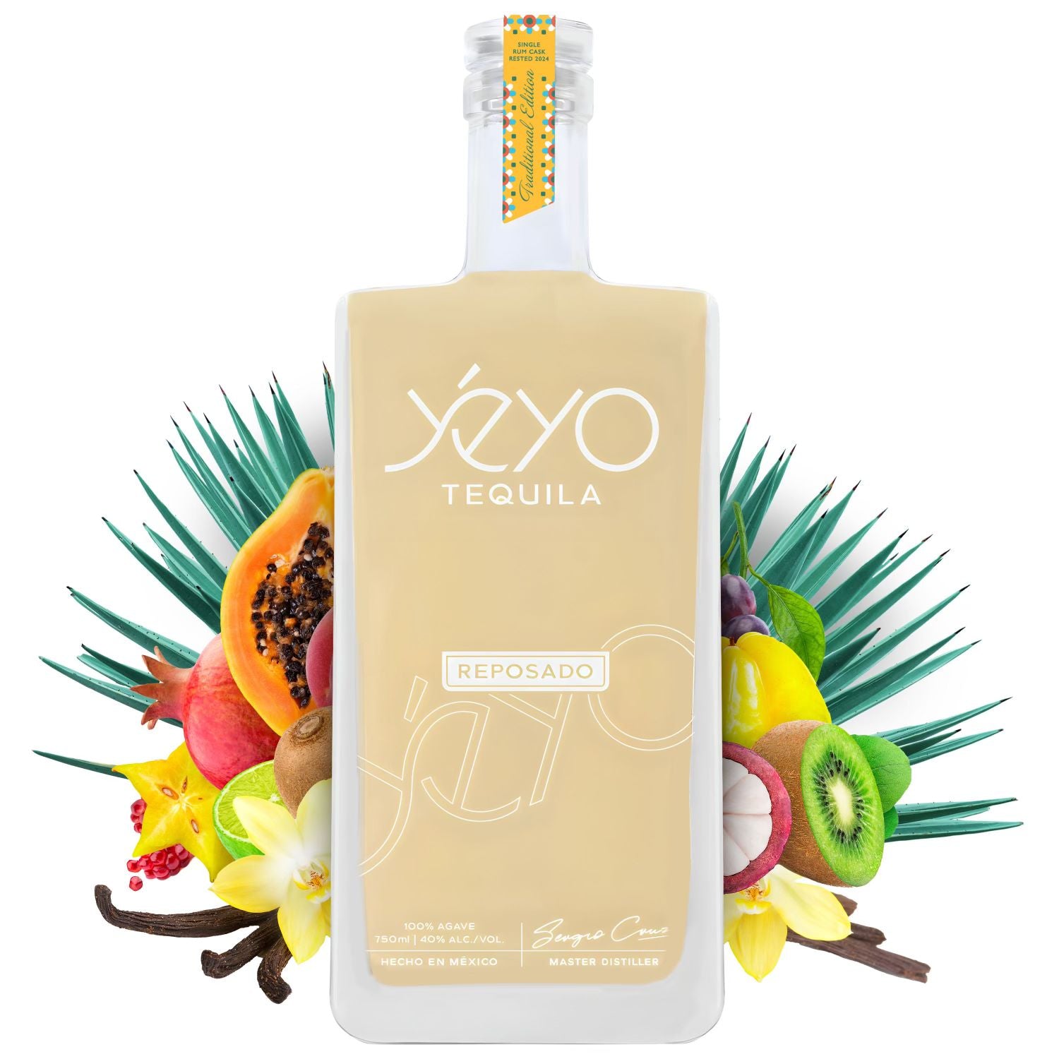 SAN FRANCISCO TEQUILA SHOP Yéyo Tequila Rum Cask Reposado 750ml