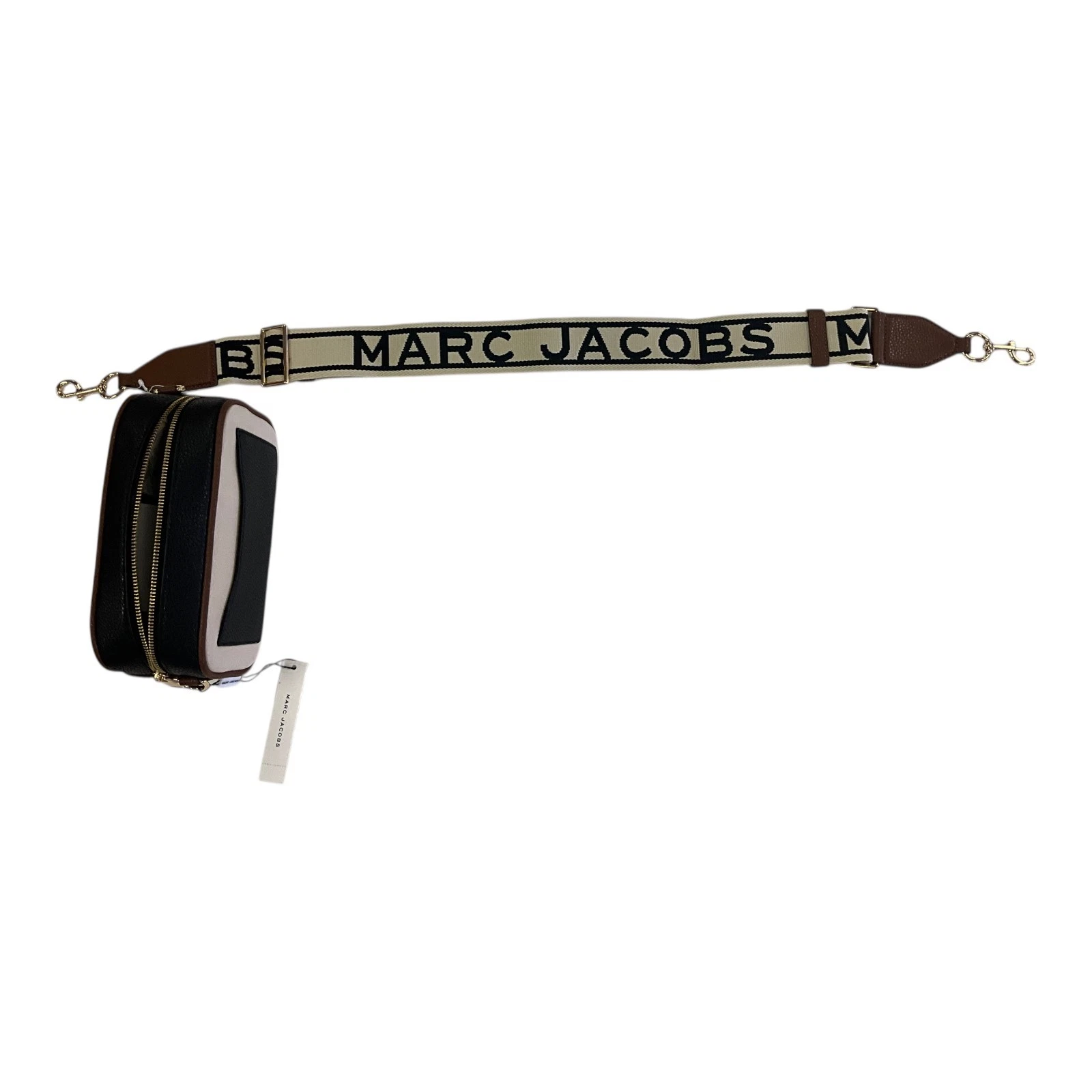 Borsa a tracolla Marc Jacobs Flash marshmallow bianca multi pelle nuova con etichetta