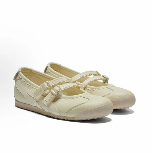Scarpe ballerine 2025 Patou x Onitsuka Tiger Mexico 66 Mary Jane beige bianco