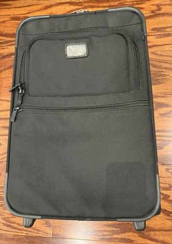 * Tumi Carry On Luggage 2 Wheel Ballistic Nylon 2205D3 Black 21"x13"x8"