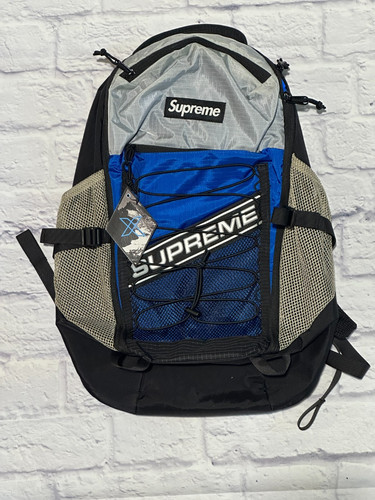 NEW Supreme FW23 3D Logo Backpack Blue One Size
