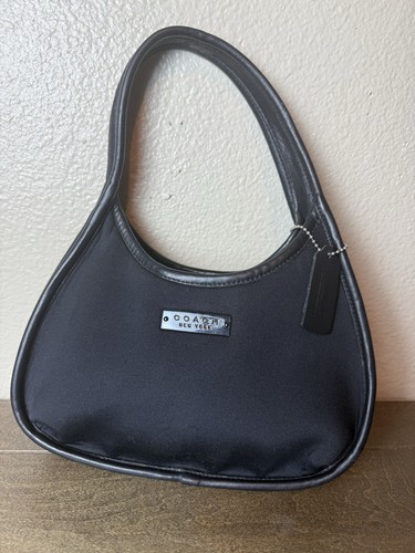 NEOUS Coach Vintage   Ergo Neo Nylon Mini Satchel 6202 in Black EUC!