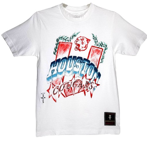 TRAVIS SCOTT CACTUS JACK Cactus Jack Travis Scott x Mitchell & Ness T Shirt University of Houston Cougars