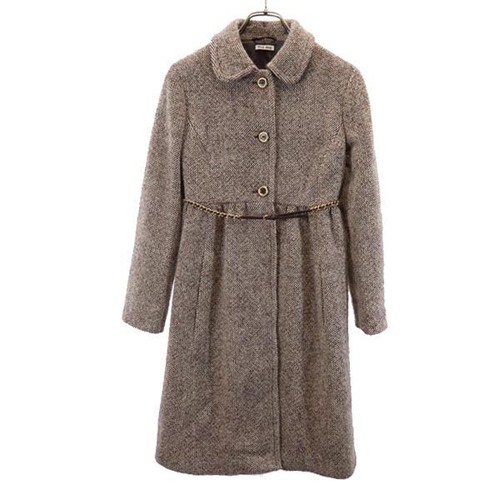 MIU MIU MIUMIU Long sleeve one piece 38 Brown Women