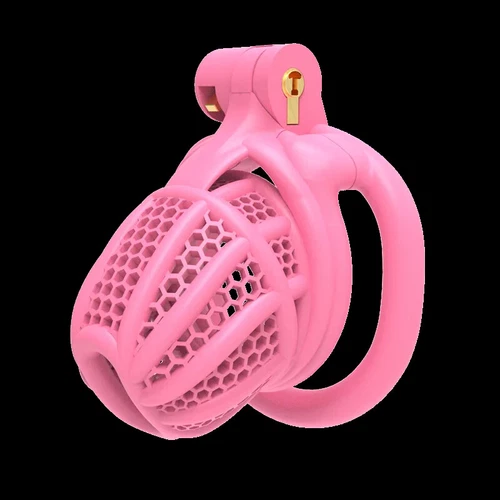 Beehive Design Breathable Chastity Cage Locks Rings Male Chastity Device