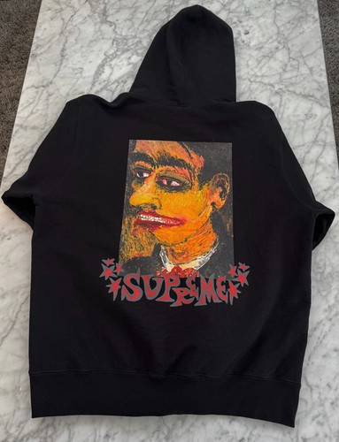 Supreme 'Portrait' Black Hoodie Size XL BEEG 0