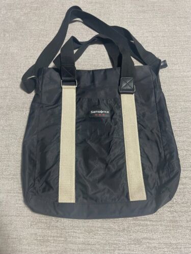 Vintage Samsonite Blacl Tote Messenger Bag Travel Bag