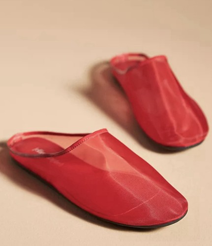 Ballerine Jeffrey Campbell a rete schiaccianoci in rosso taglia 8 $145