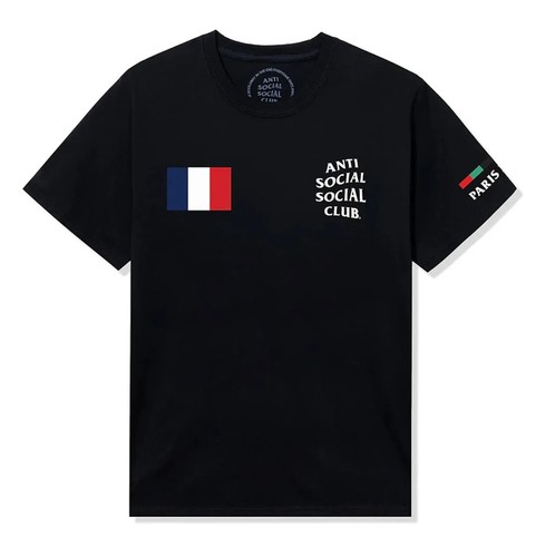 Anti Social Social Club 2024 France Olympics Tee Black Sz X Large