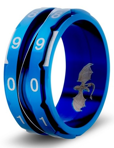 Size 11   Blue   Counter Ring Clicker Clicking Counting Number Tracking 1 100