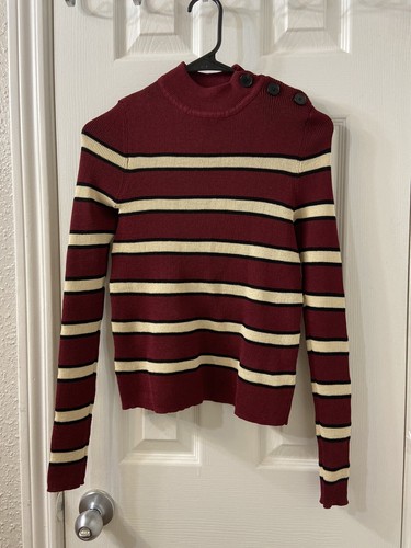 Isabel Marant Etoile Pull Devona Long Sleeve Top Sz 38