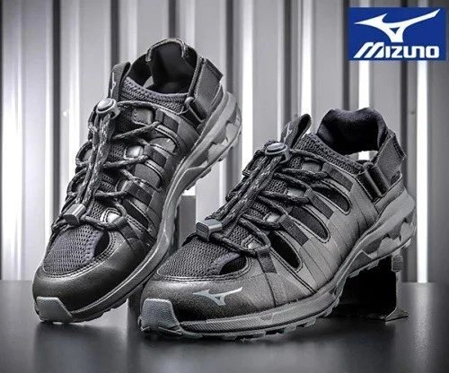 Mizuno Wave Evoke Switch Walking Black B1GA240009 Men's Size tom07