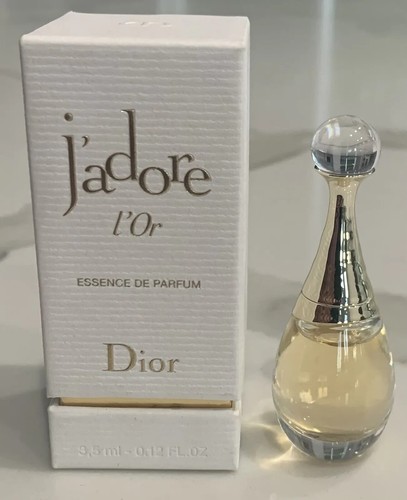 J'adore L'Or By Dior Essence De Parfum Mini 3.5mL 0.12oz Dab Bottle New in Box