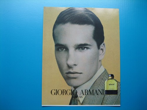 (90s) Paper Advertising   Men's Eau  Perfume by GIORGIO ARMANI