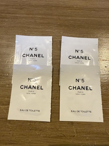 CHANEL No.5 Eau de Toilette Women Towelette Wipe Sample RARE