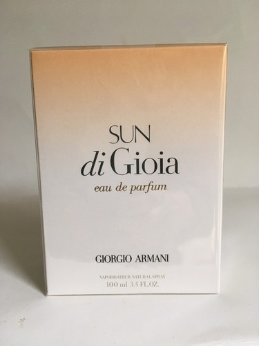 Giorgio Armani SUN DI GIOIA 3.4oz EDP Spray Women  100% AUTHENTIC  SEALED  RARE 