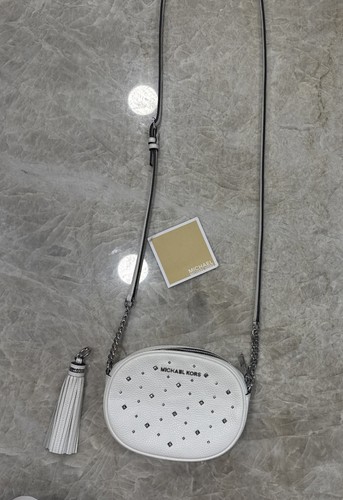 Borsa a tracolla piccola Michael Kors in pelle di sassolino usata poche volte usata in ottime condizioni
