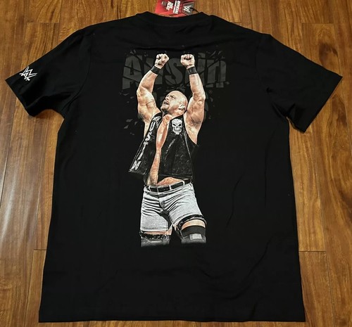 WWE X Shoe Palace Stone C Steve Austin 3:16 T Shirt BLACK Size MEDIUM NEW