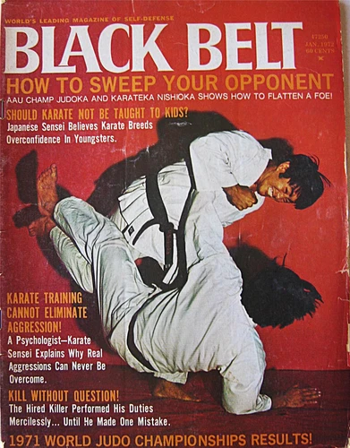 1 72 BLACK BELT WALLY BARBER HAYWARD NISHIOKA JUDO KARATE KUNG FU MARTIAL ARTS