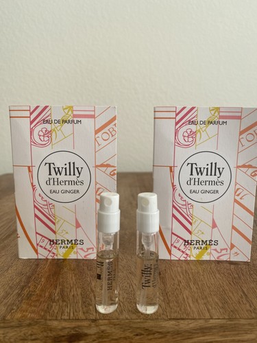 HERMÈS 2 HERMES TWILLY D’HERMES EAU GINGER EDP SPRAY TRAVEL SAMPLE SIZE MINI PERFUME
