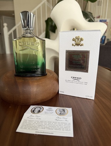 Creed Original Vetiver 3.3   100ml Oz Eau De Parfum Spray   New In Box F Batch