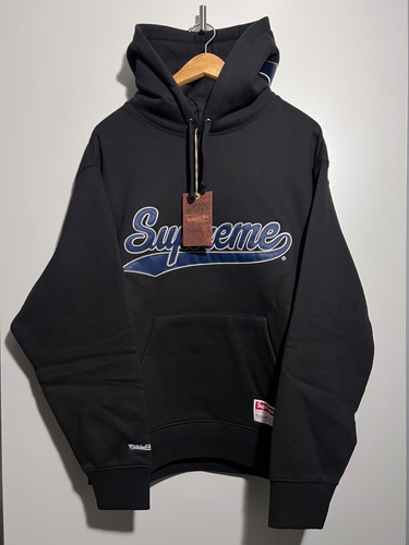 SUPREME NCAA MITCHELL & NESS GEORGETOWN HOODIE LARGE