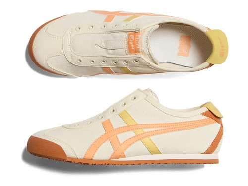 Onitsuka tiger MEXICO 66 SLIP ON IVORY SUMMER DUNE for UNISEX 2025 NEW