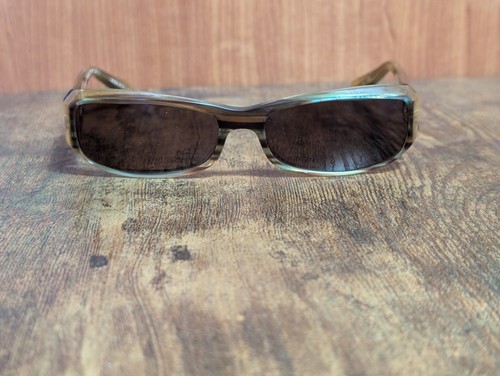 VINTAGE ALAIN MIKLI A0322 17 ACETATE PILOT SUNGLASSES MADE IN FRANCE #216